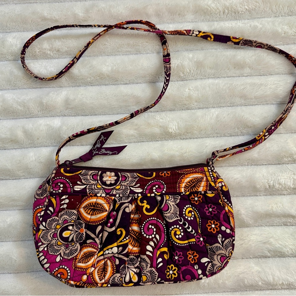 Vera Bradley Frannie “Safari Sunset” Small Crossbody Bag